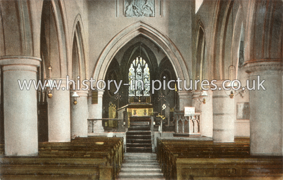 The Chancel, St Mary the Virgin & All Saints Church, Debden, Essex. c.1930's